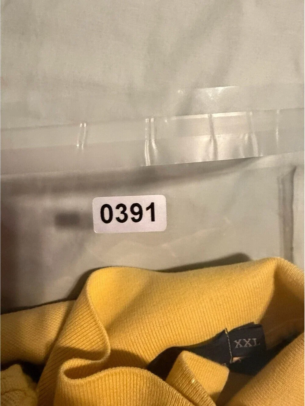 Polo Ralph Lauren Polo Shirt S/S Yellow & Navy Stripe 100% Cotton Sz 2XL